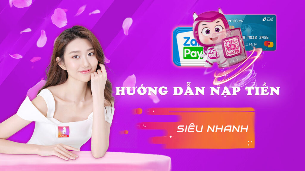 Hướng dẫn nạp tiền qqlive